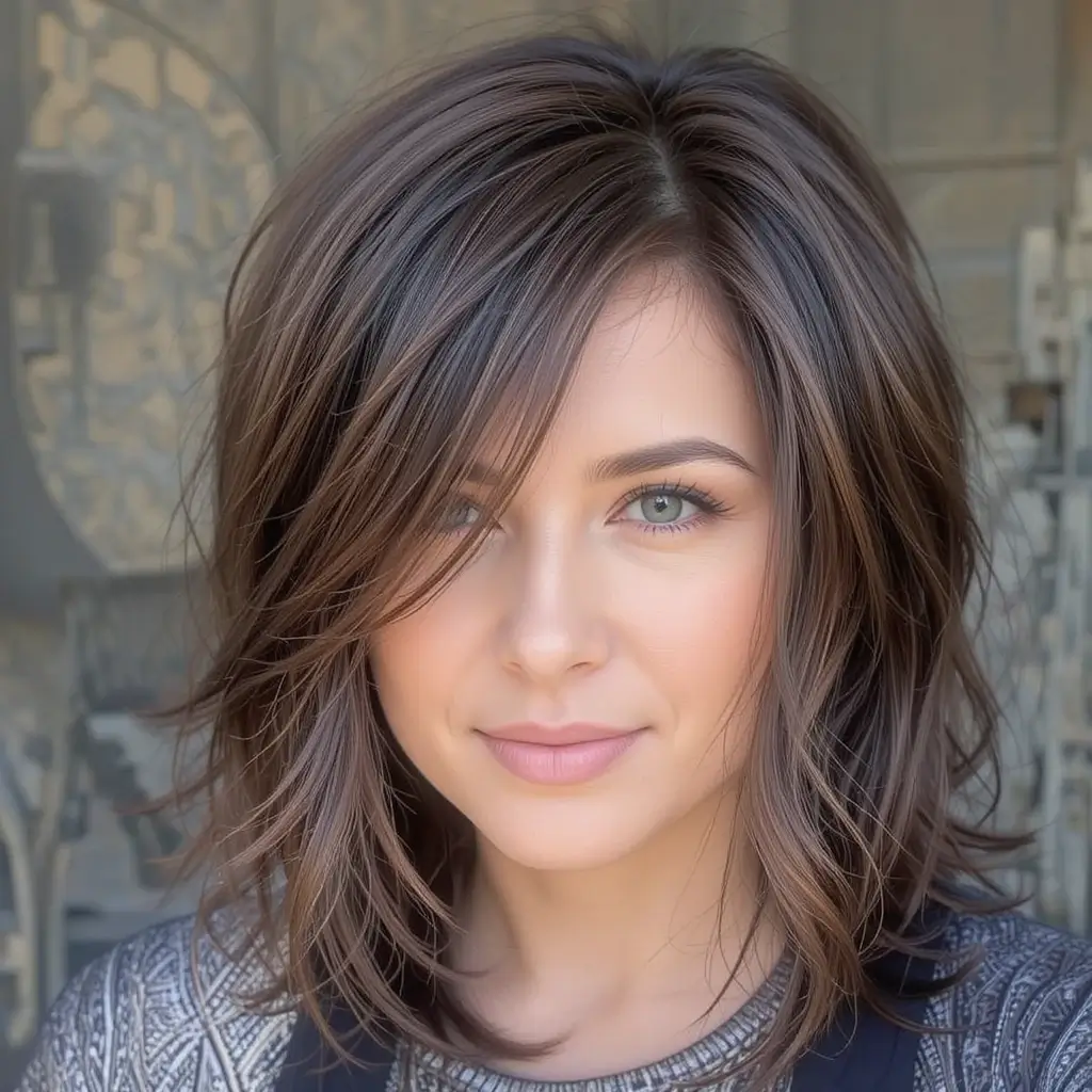 Chocolate Brown Balayage