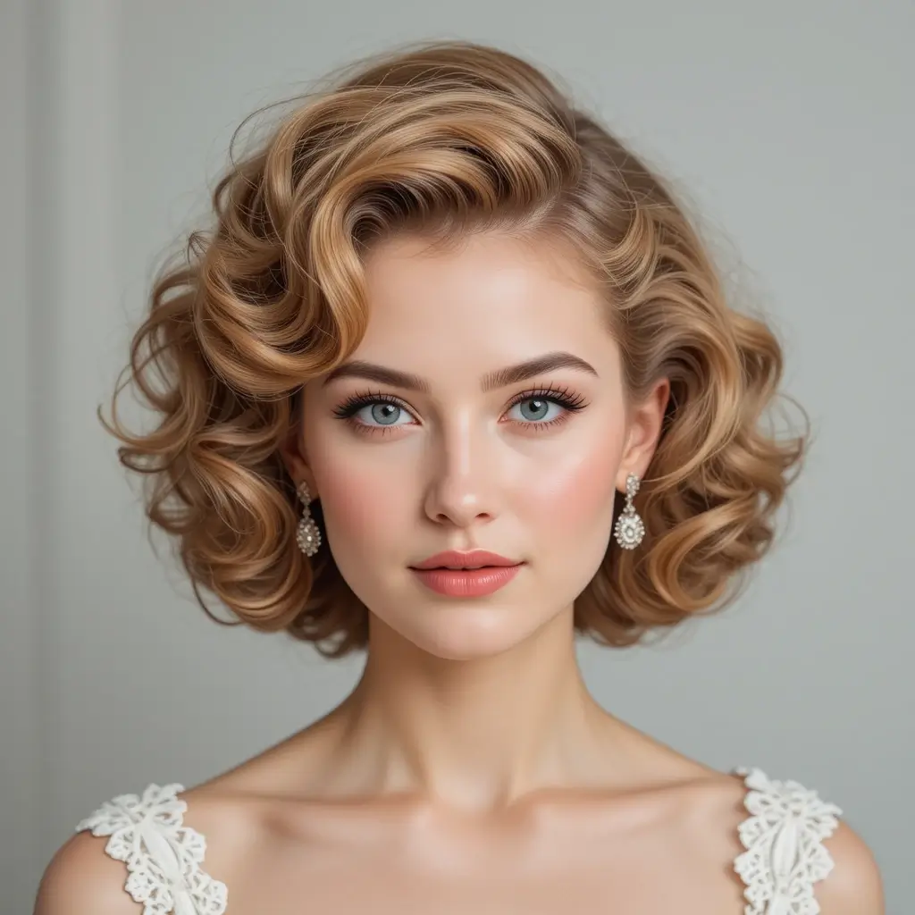 Classic 1950s Curls