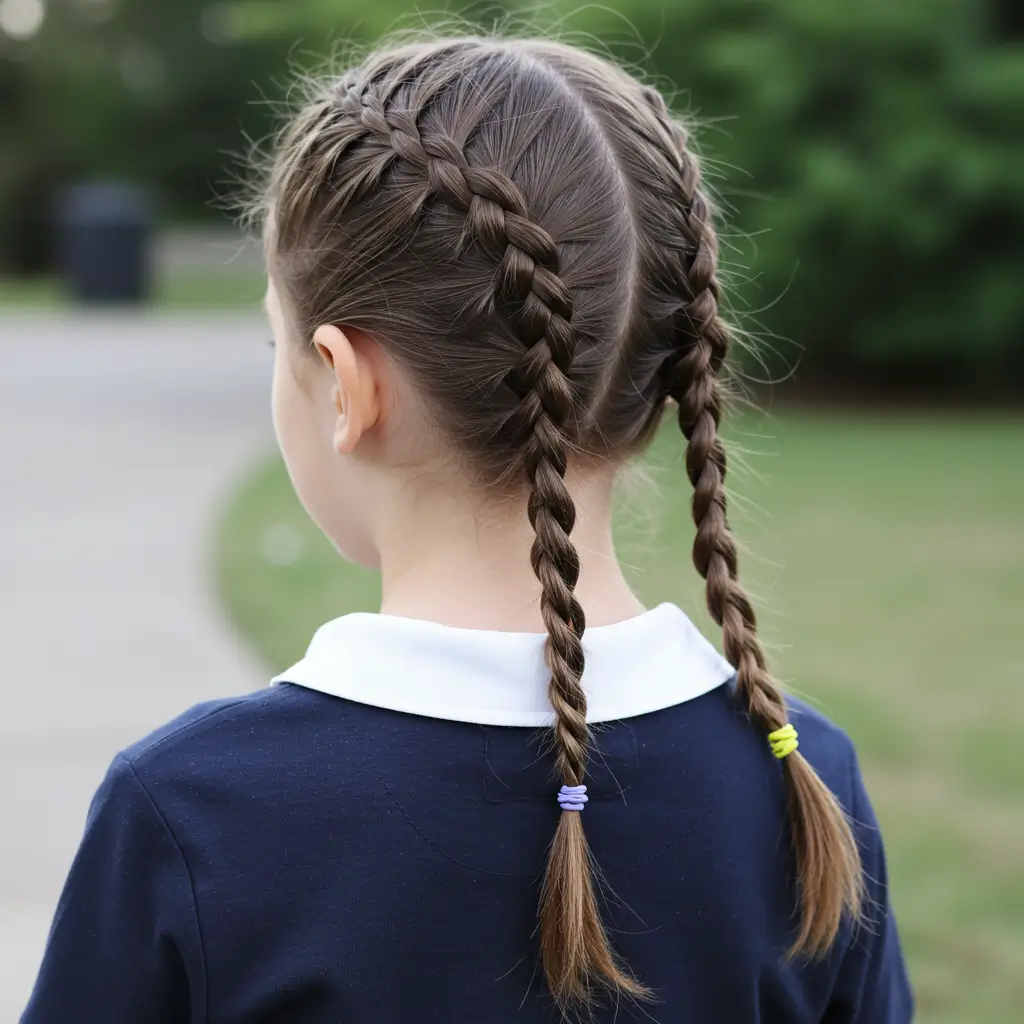 Classic Braided Pigtails