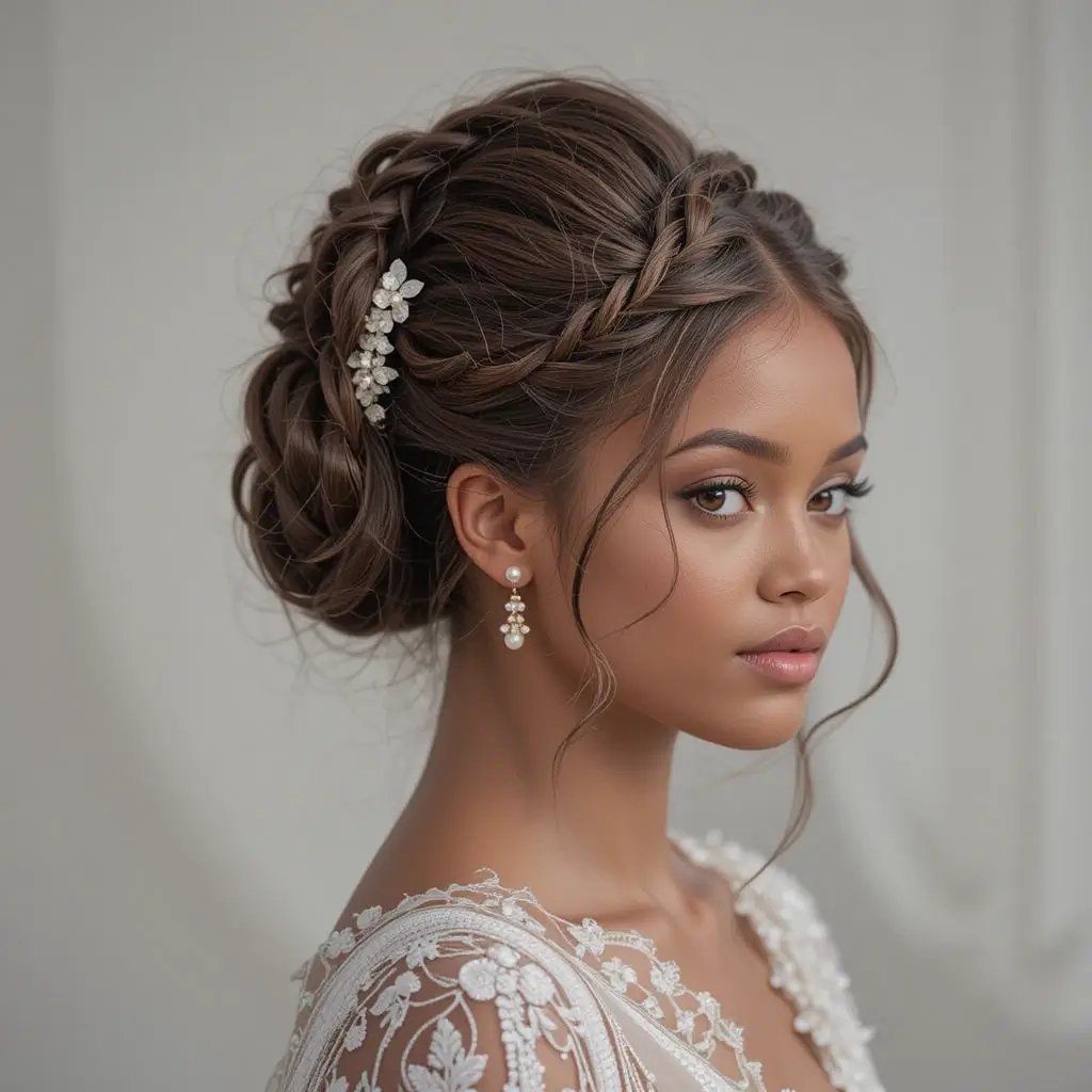 Classic Braided Updo