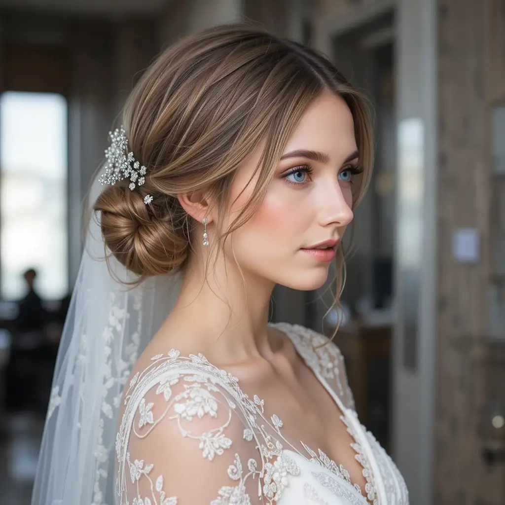 Classic Chignon Bob