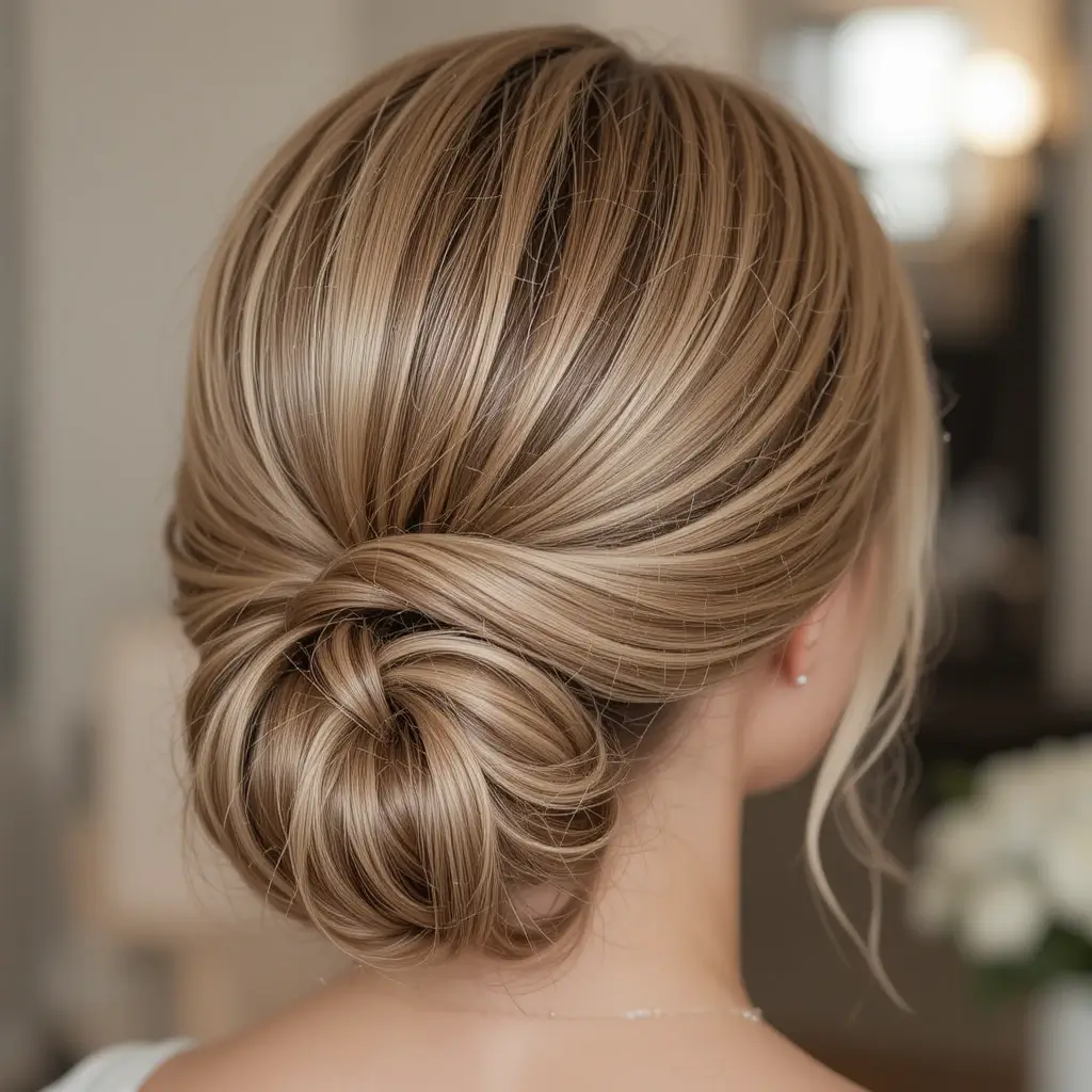 Classic Chignon with a Twist