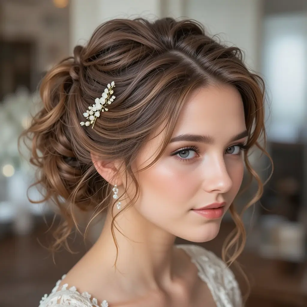 Classic Curly Updo