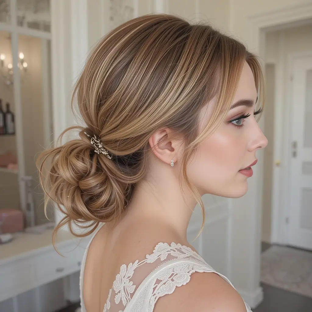 Classic Low Ponytail with Volume