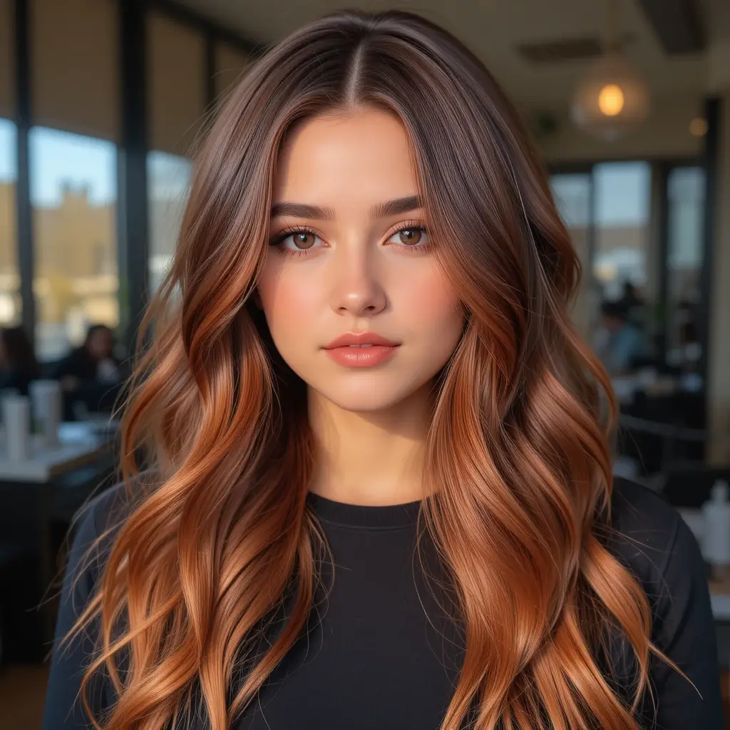 Copper Brown Highlights