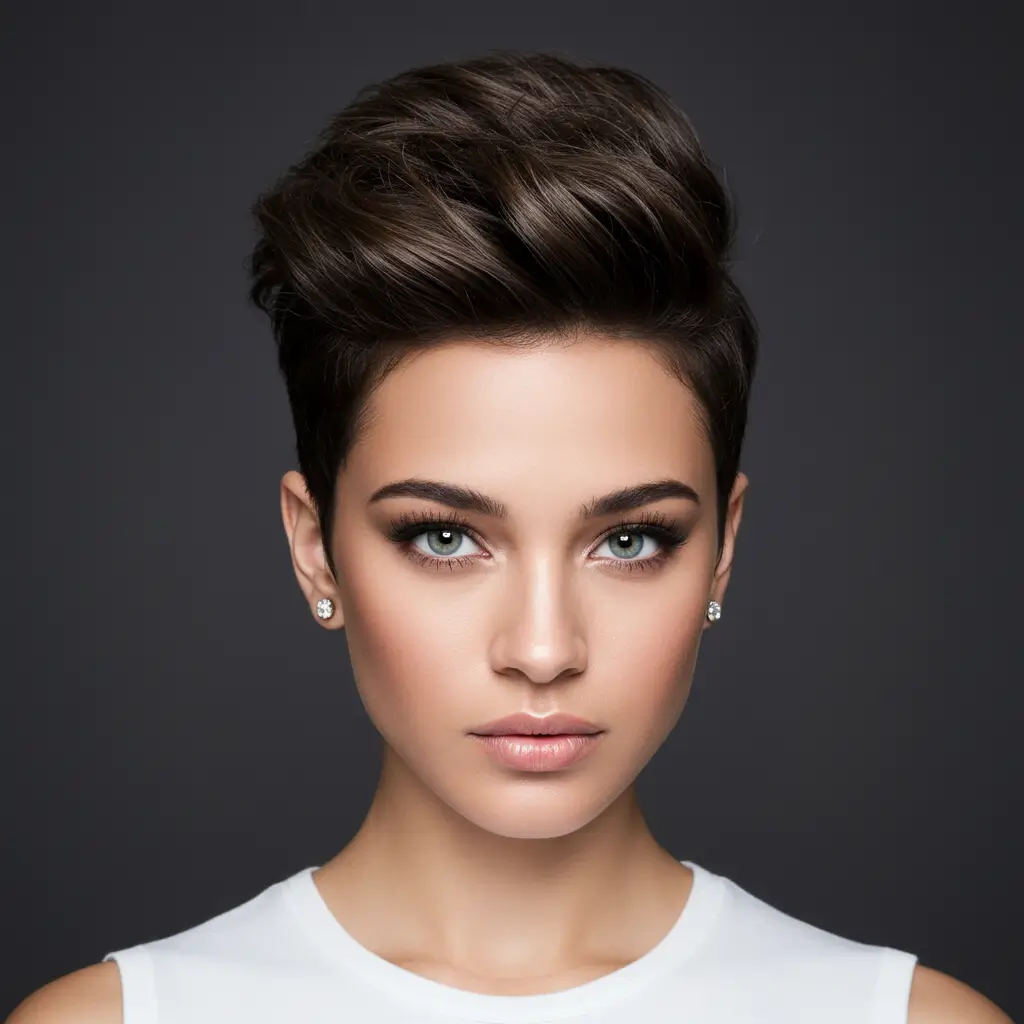 Cropped Cut with Volume Crown