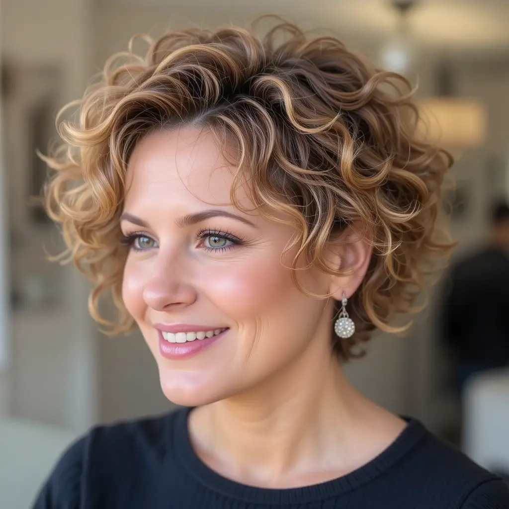 Curly Short Cut
