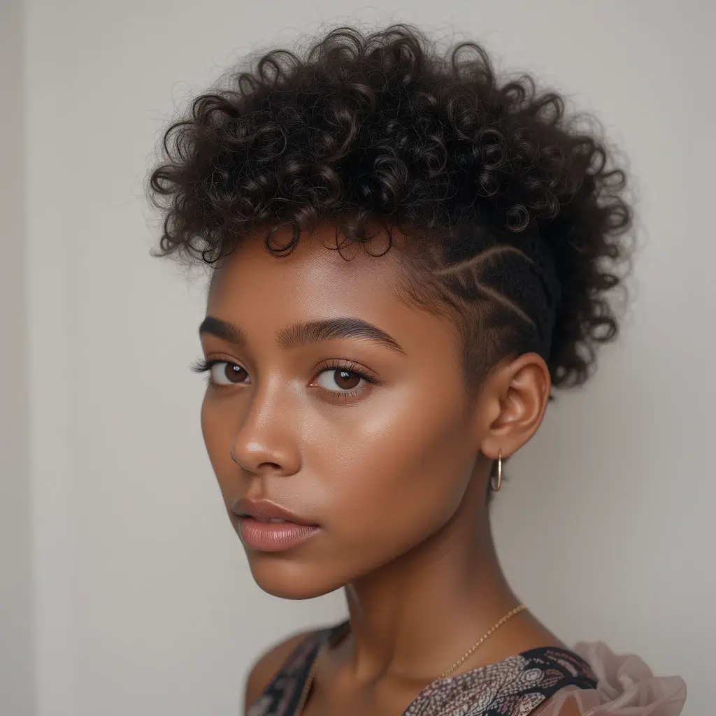 Curly TWA (Teeny Weeny Afro)
