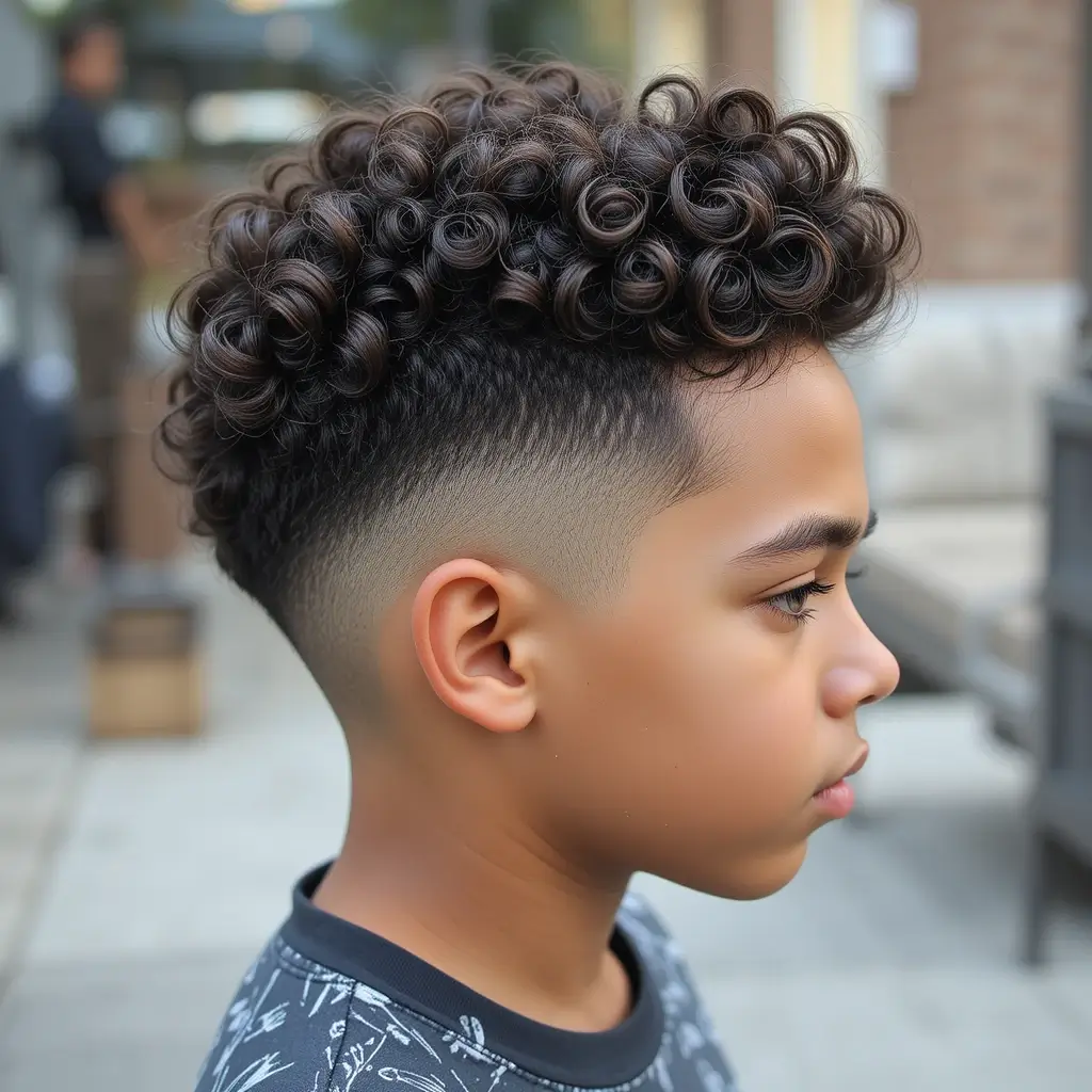 Curly Top with Undercut