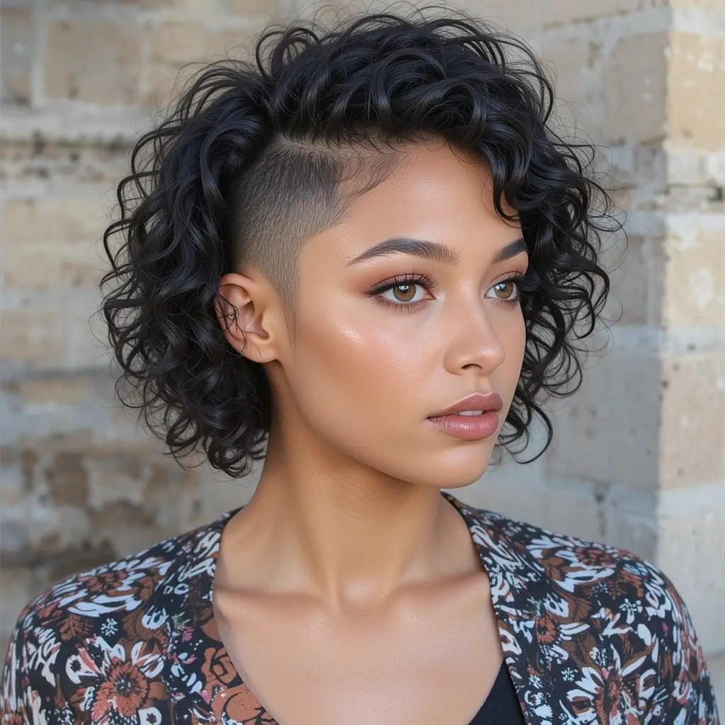 Curly Undercut