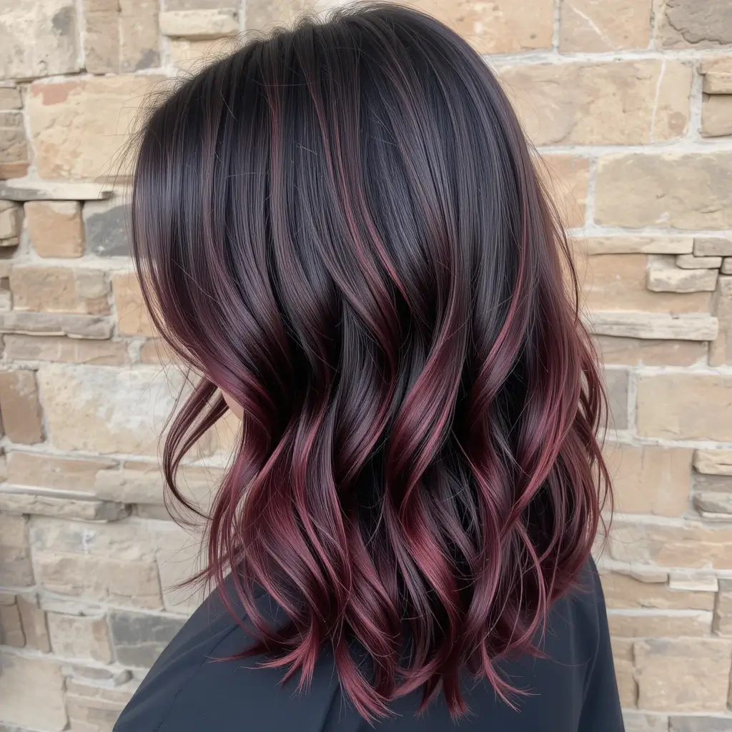 Dark Cherry Red Underlights