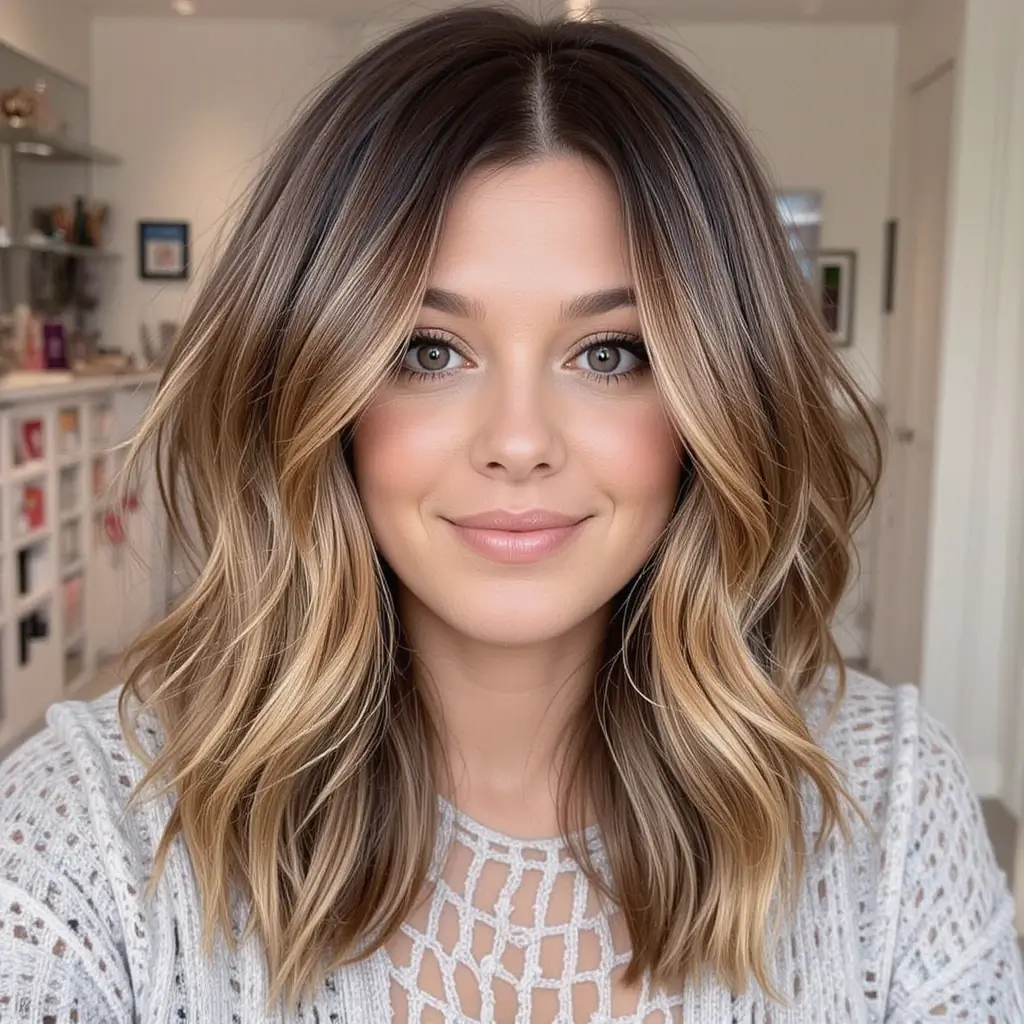 Dark Honey Balayage