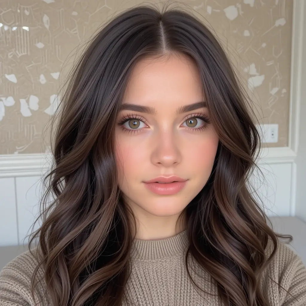Deep Brunette Waves