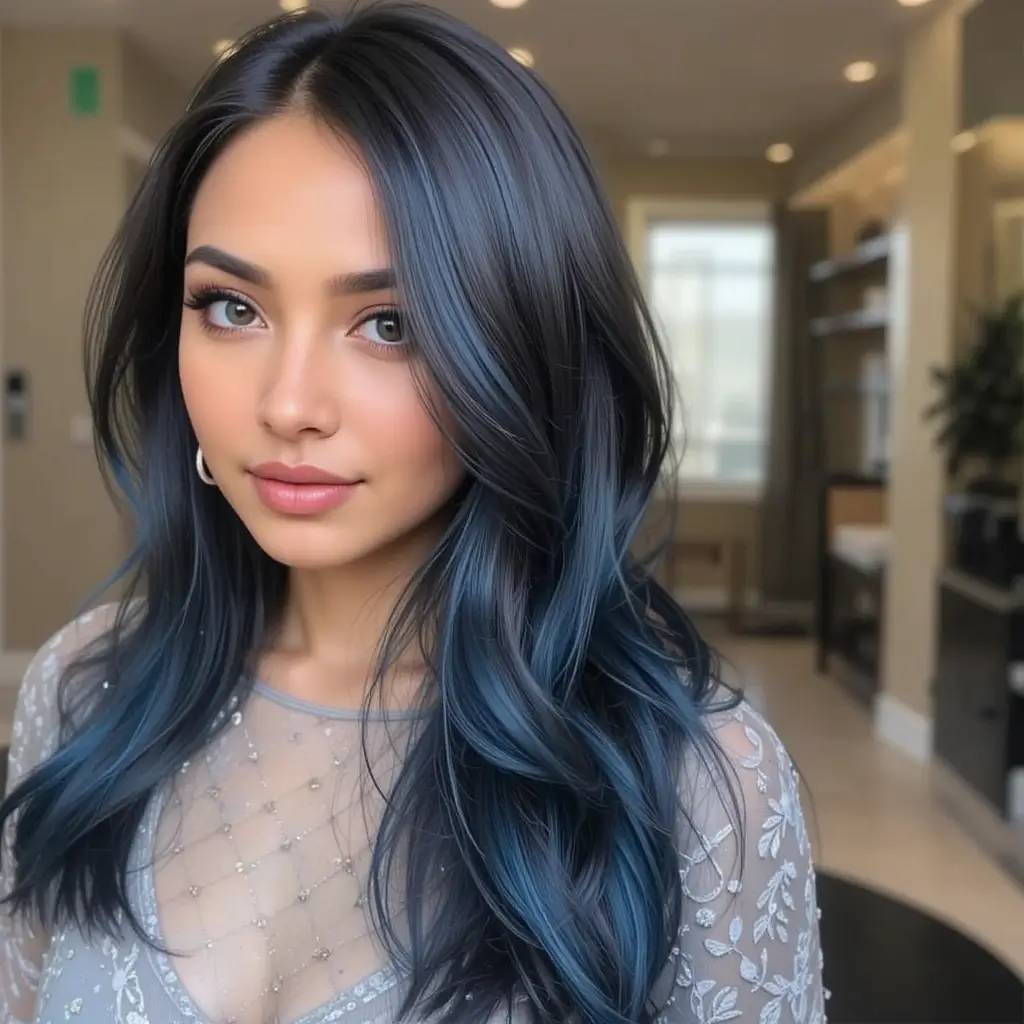 Deep Charcoal Brown with Subtle Blue Undertones