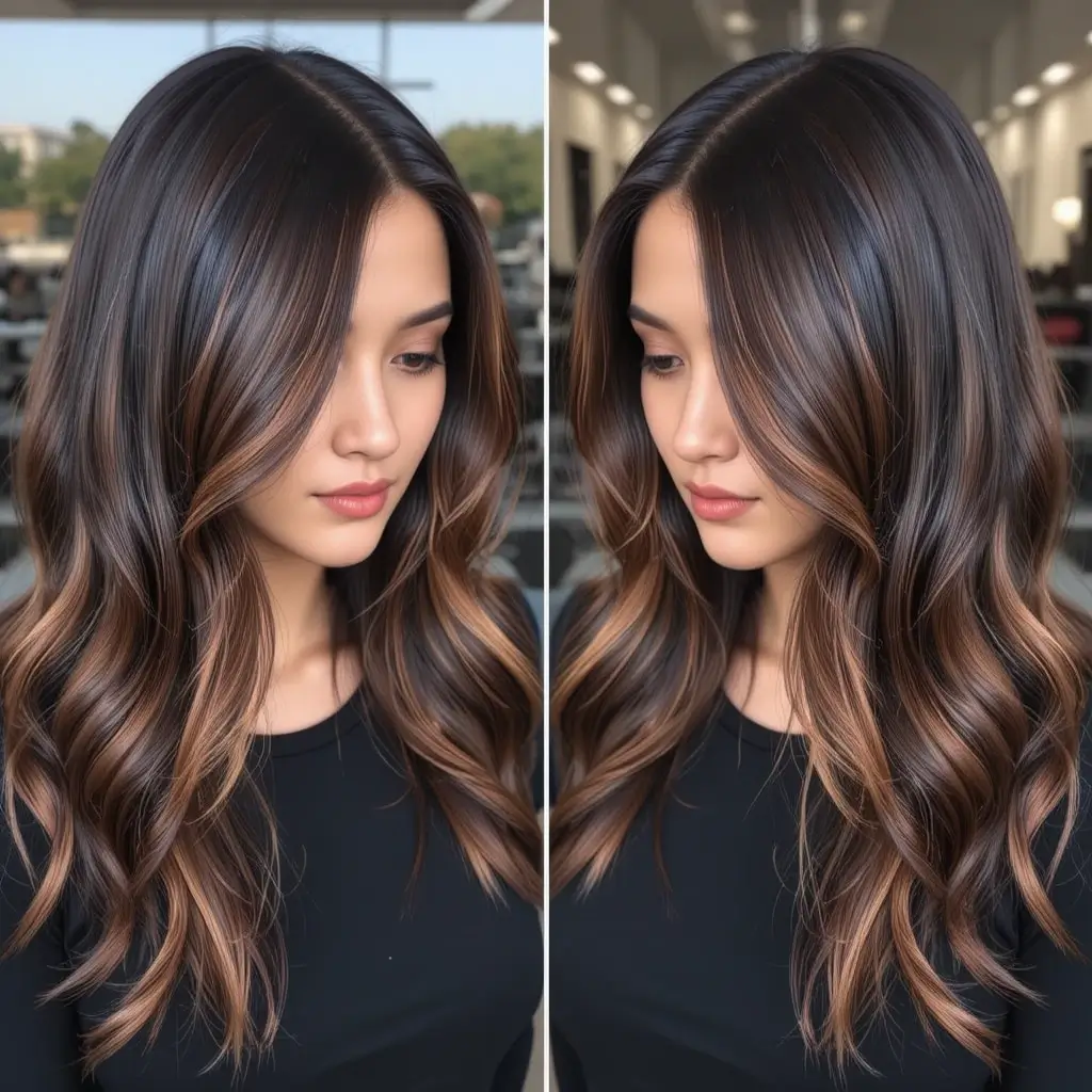Deep Espresso with Bronze Highlights