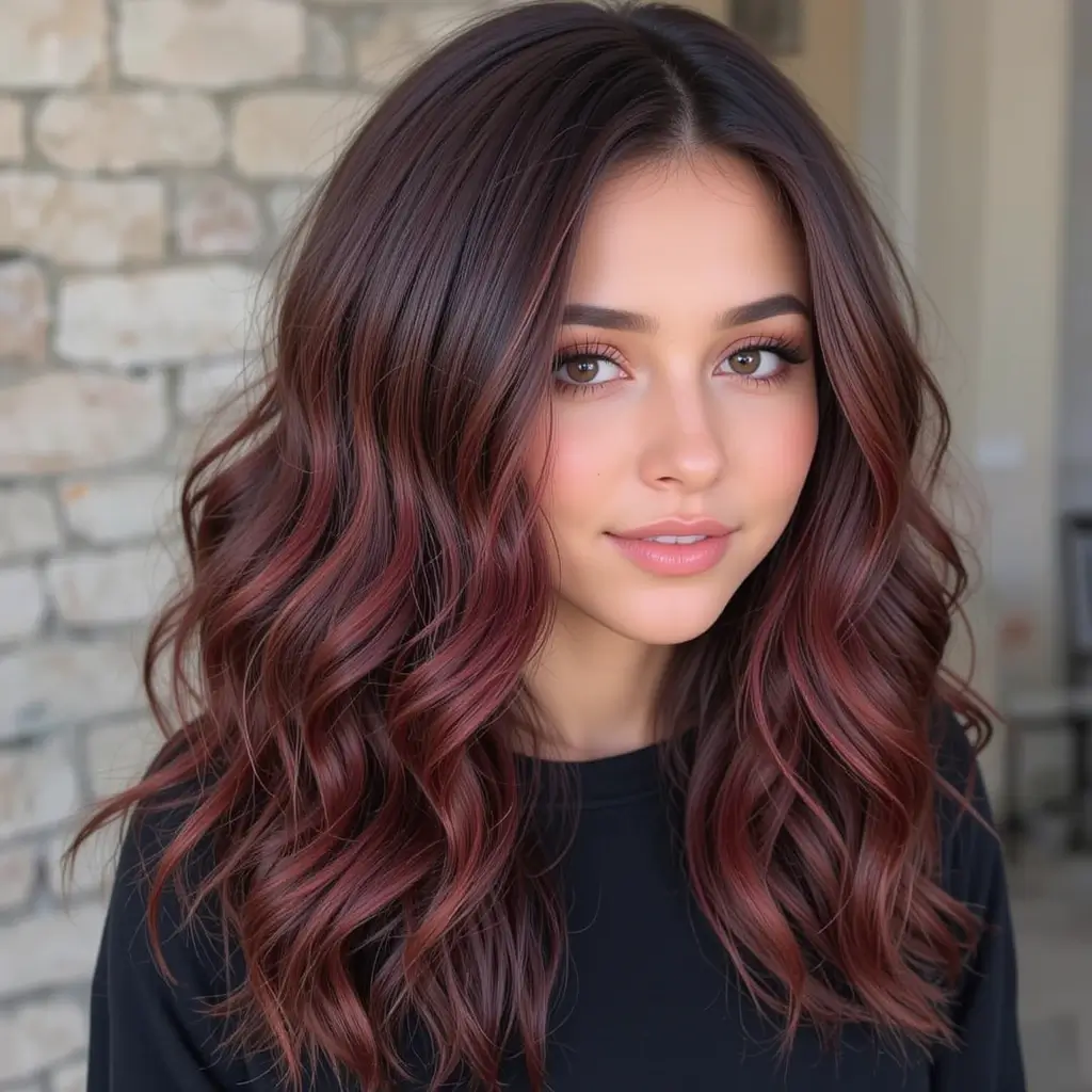 Deep Mahogany Ombre