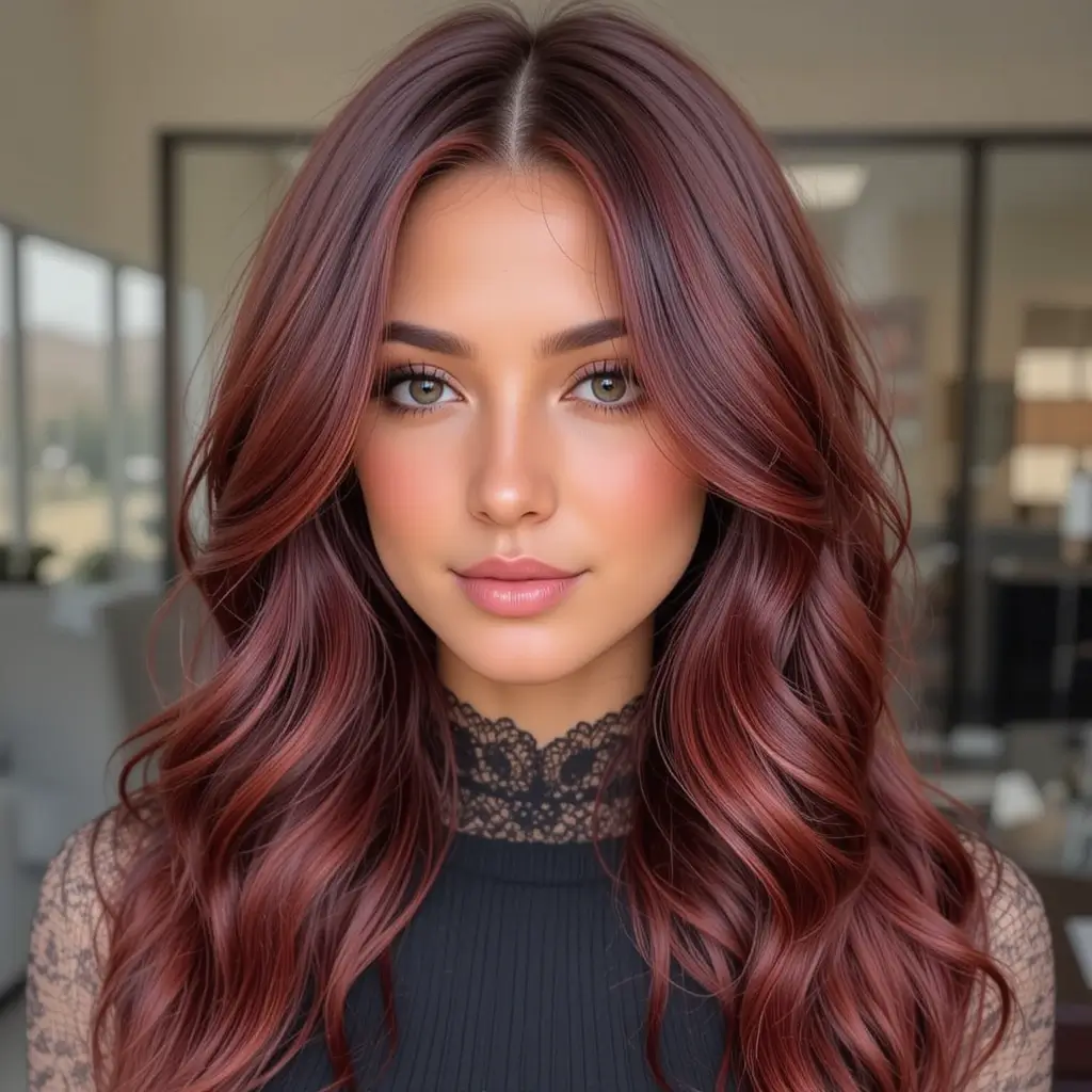 Deep Mahogany Red