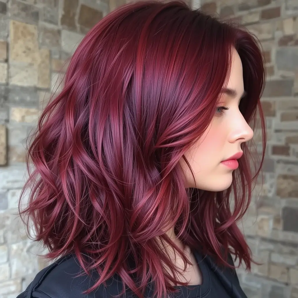 Deep Ruby Red Hair