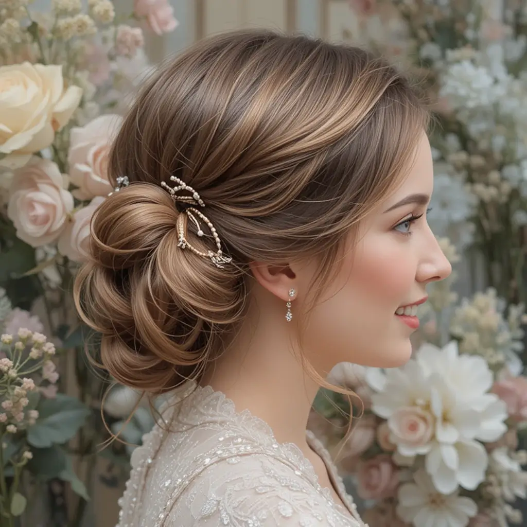Deep Side Part with Classic Waves
