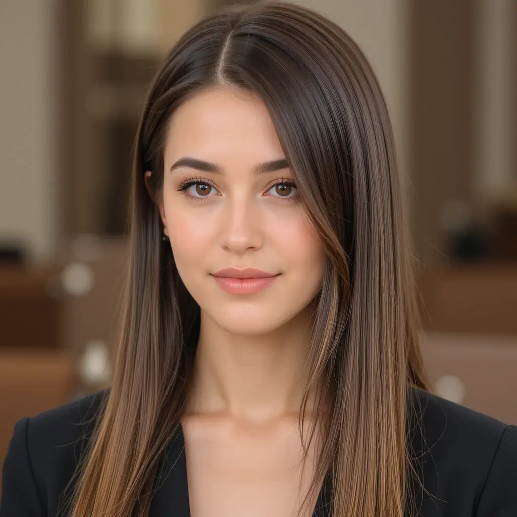 Deep Side Part with Sleek Finish