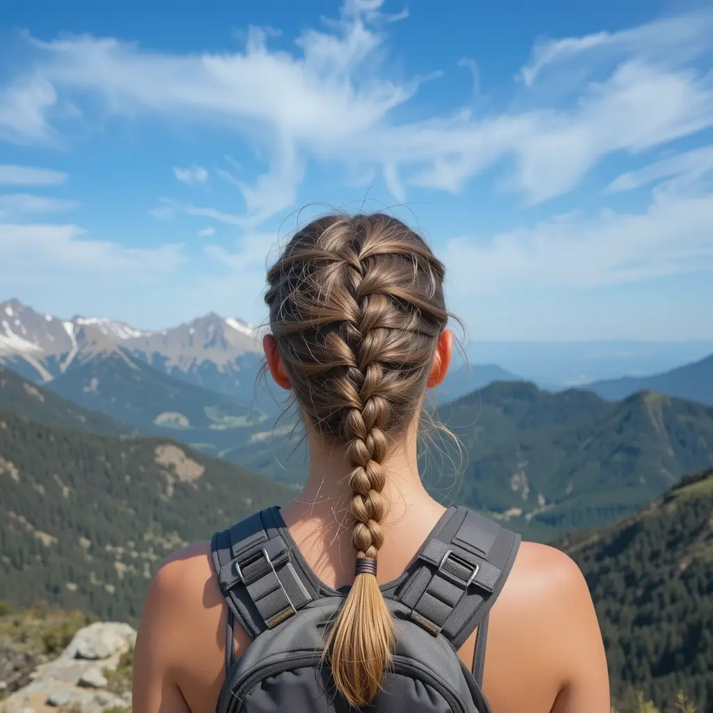 Double French Braids