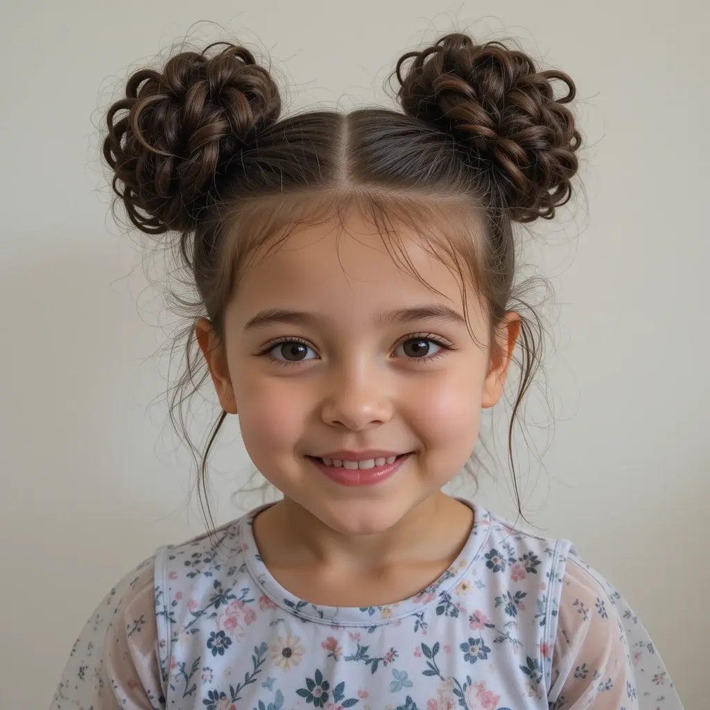 Double Twisted Buns