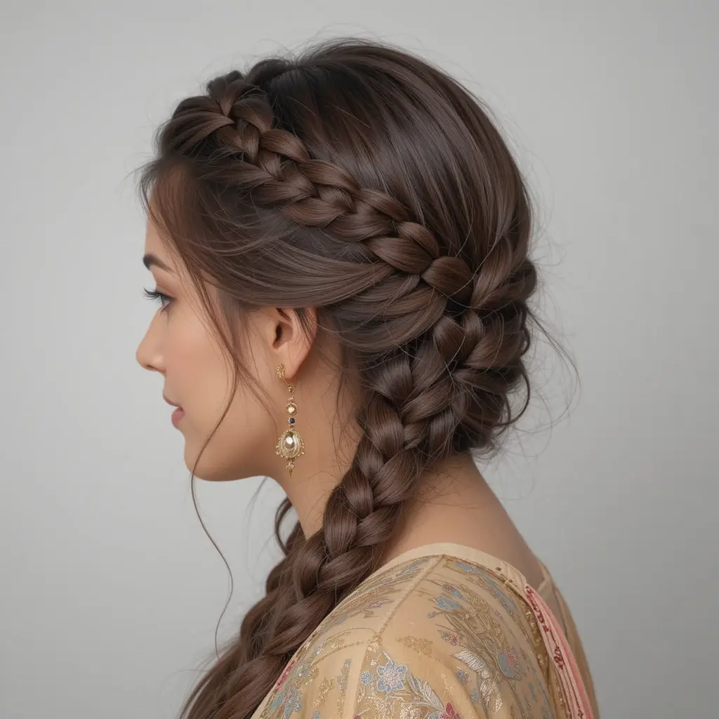 Dutch Braid Crown