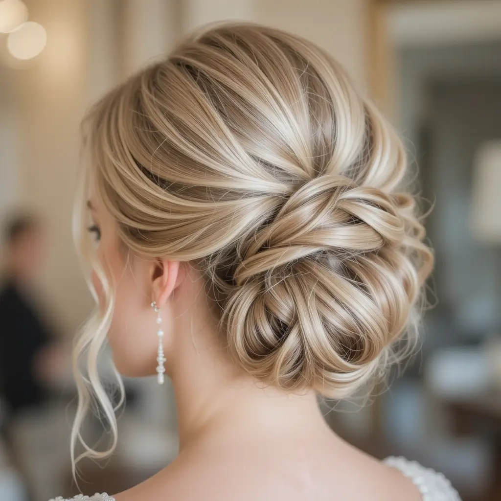 Elegant Twisted Updo
