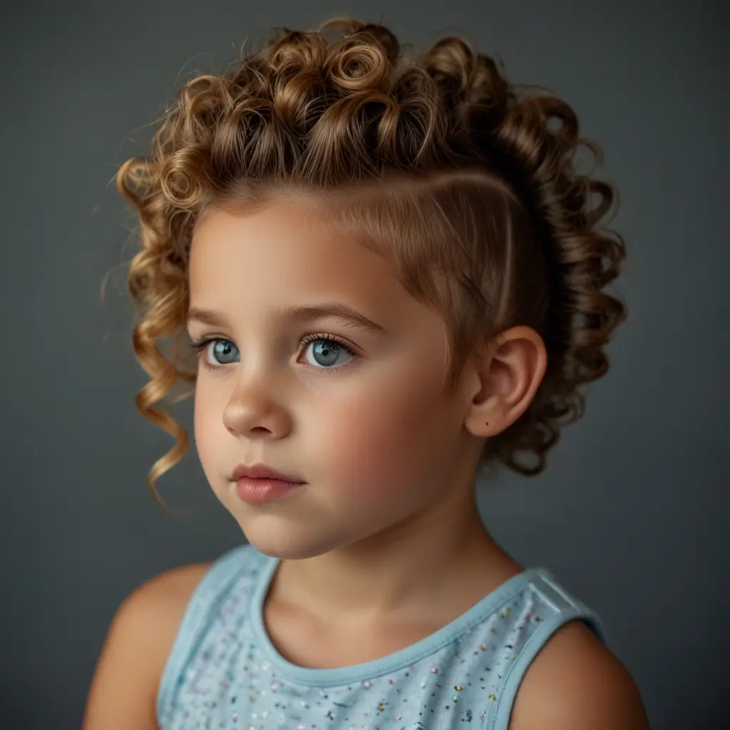 Faux Hawk for Curly Hair