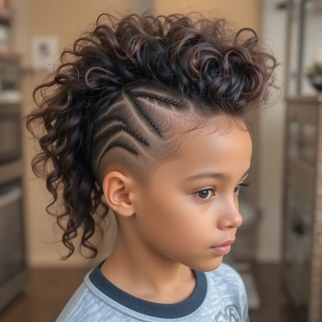 Faux Hawk with Braids