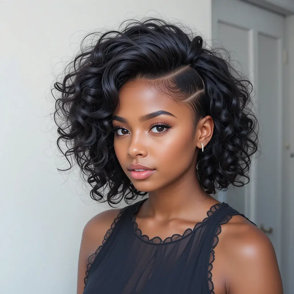 Faux Hawk with Curls