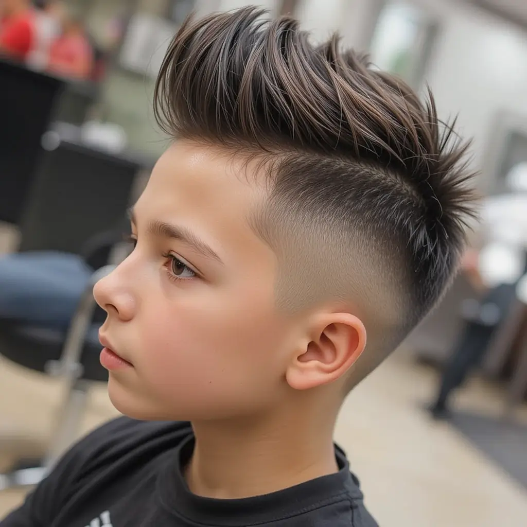 Faux Hawk with Tapered Sides