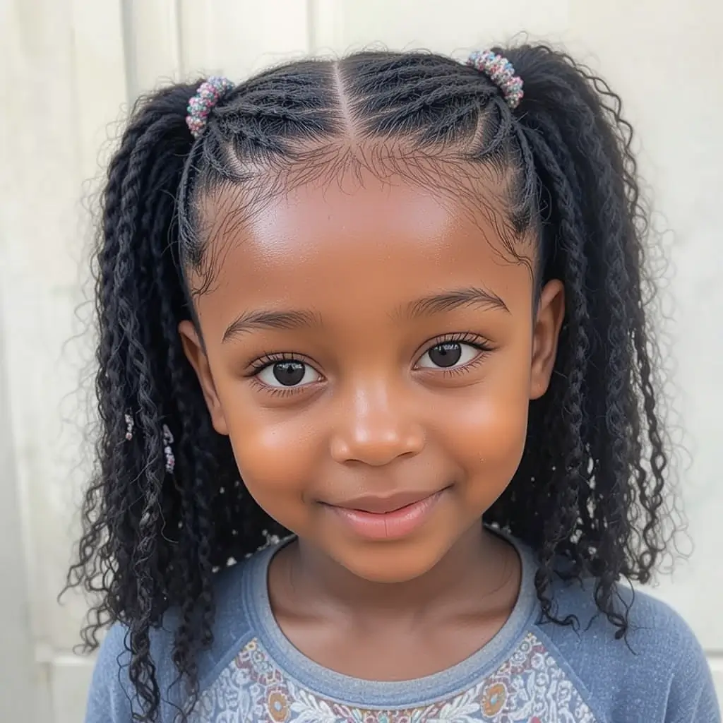 Faux Locs with Beads