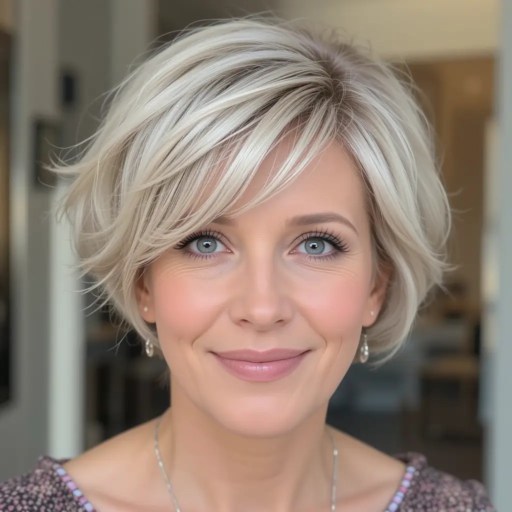Feathered Pixie Cut