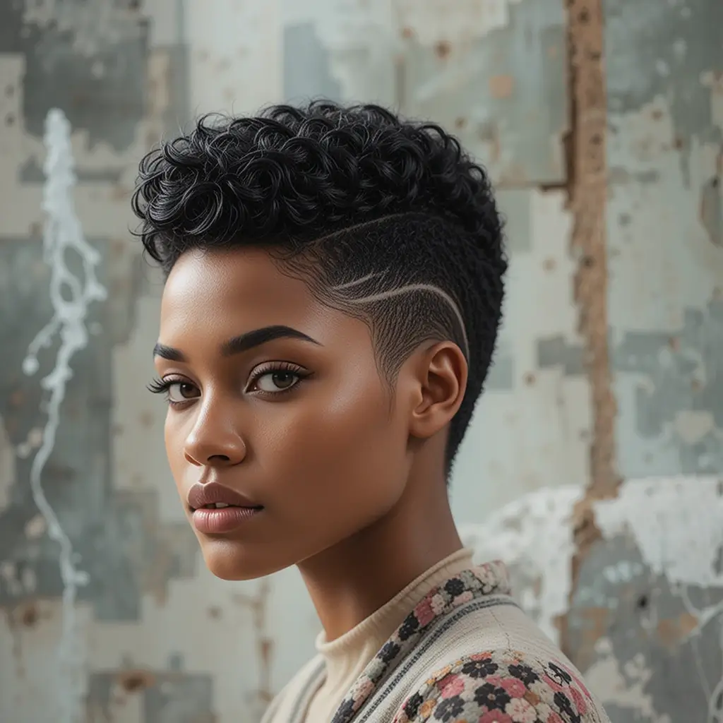 . Flat Top Natural Cut