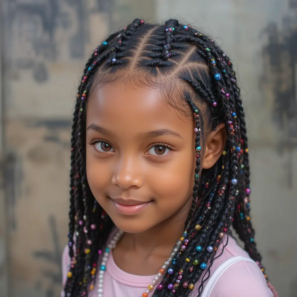 Flat Twists with Beaded Ends