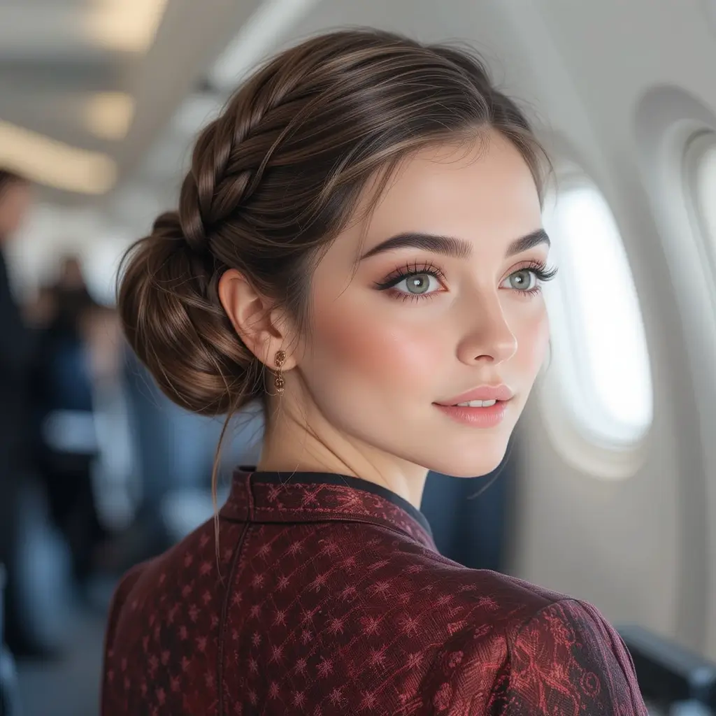 French Braid Chignon