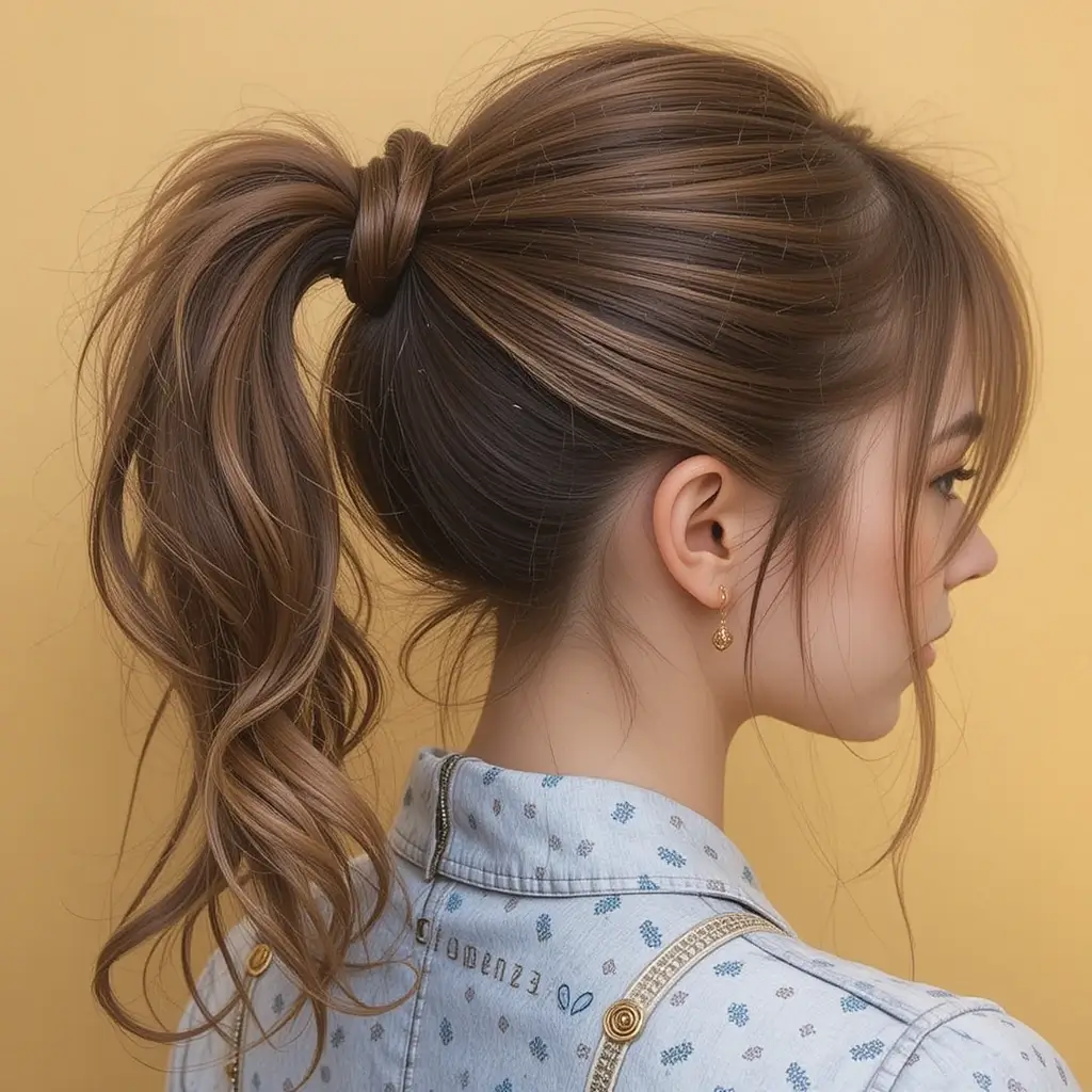French Twist Ponytail