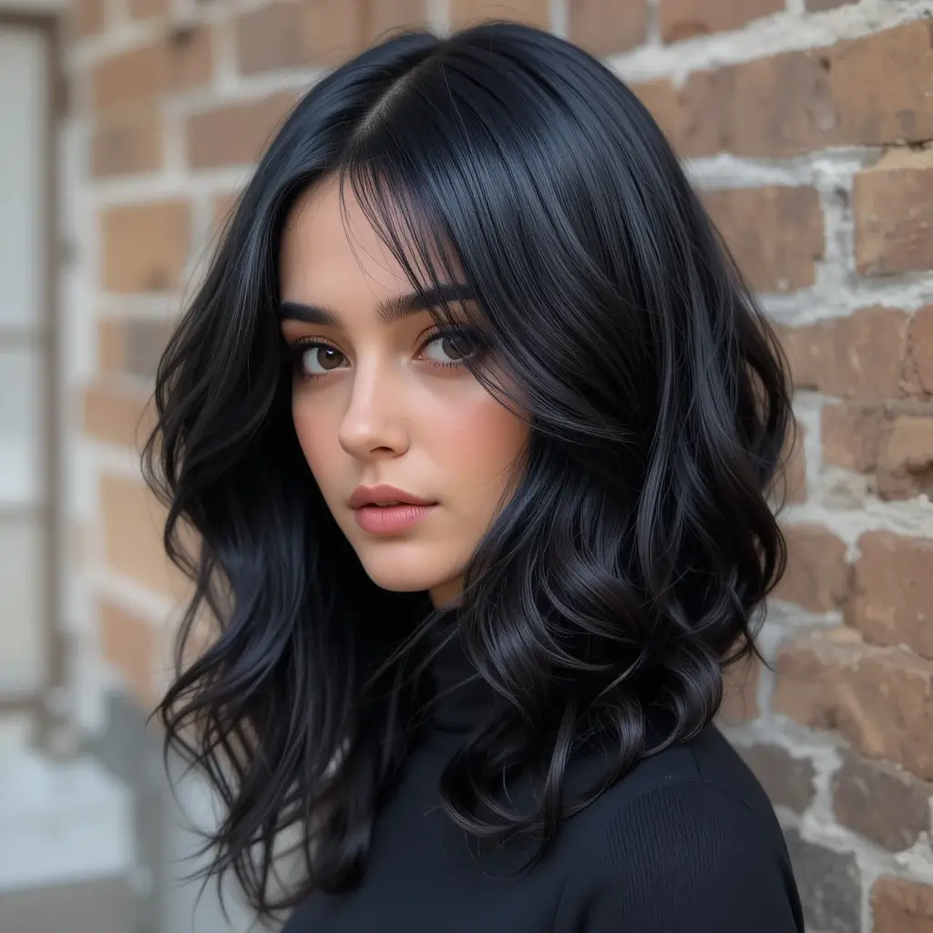 Glossy Raven Black Layers
