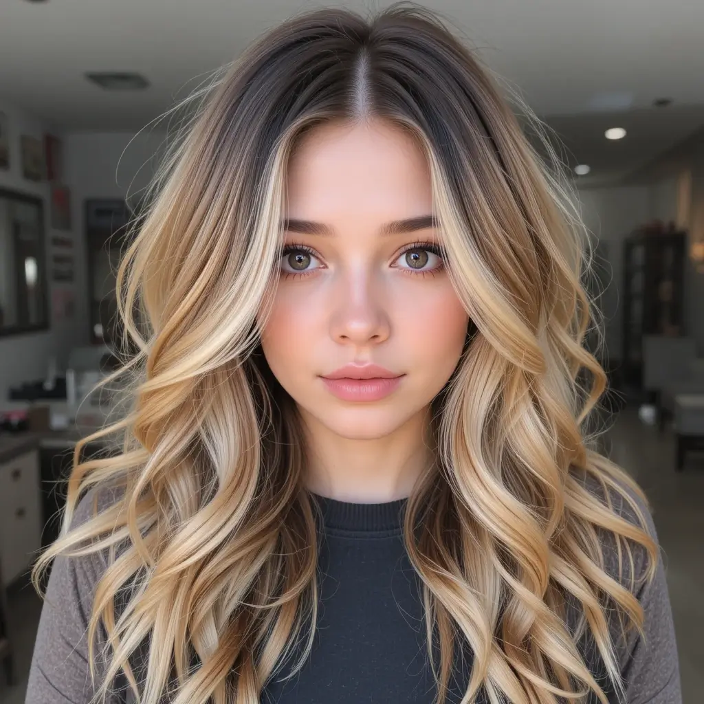 Golden Bronde Balayage