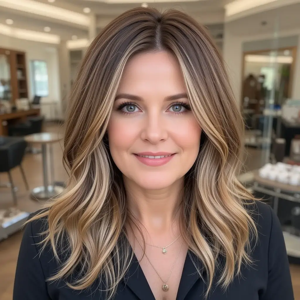 Golden Brown Balayage