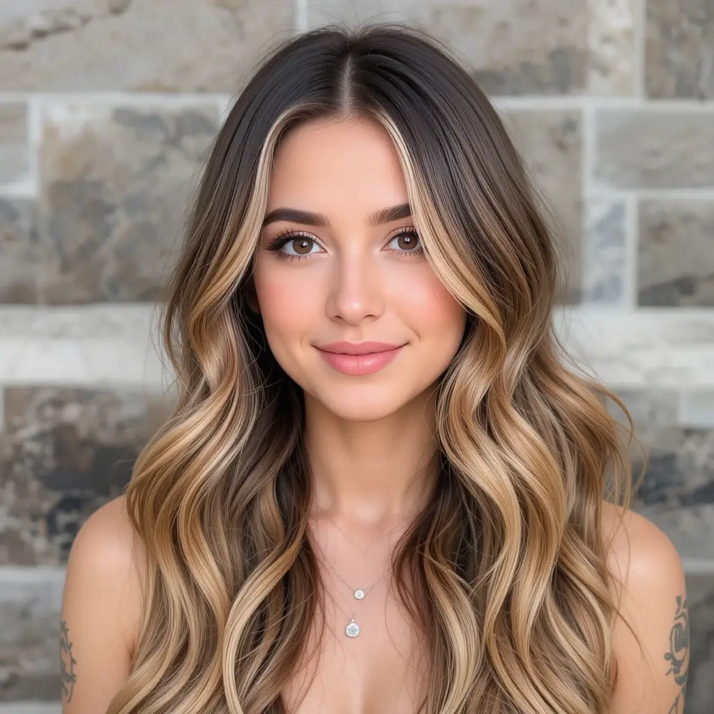 Golden Caramel Balayage