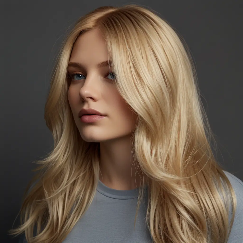 Golden Platinum Long Layers