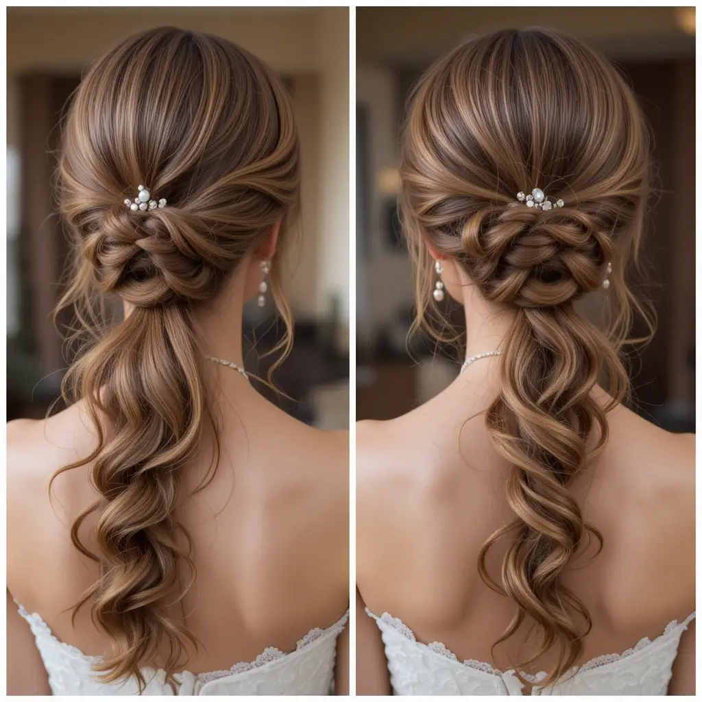 Half-Up Bow Hairstyle