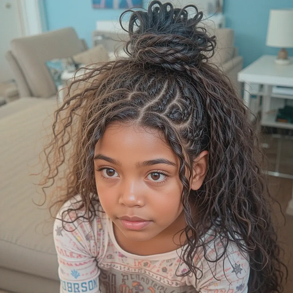 Half-Up, Half-Down Twists