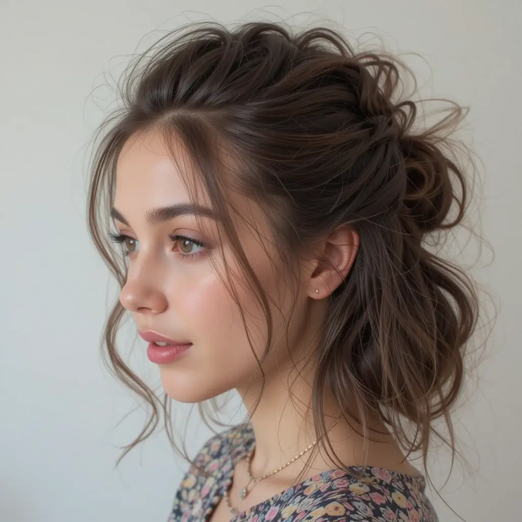 Half Up, Half Down