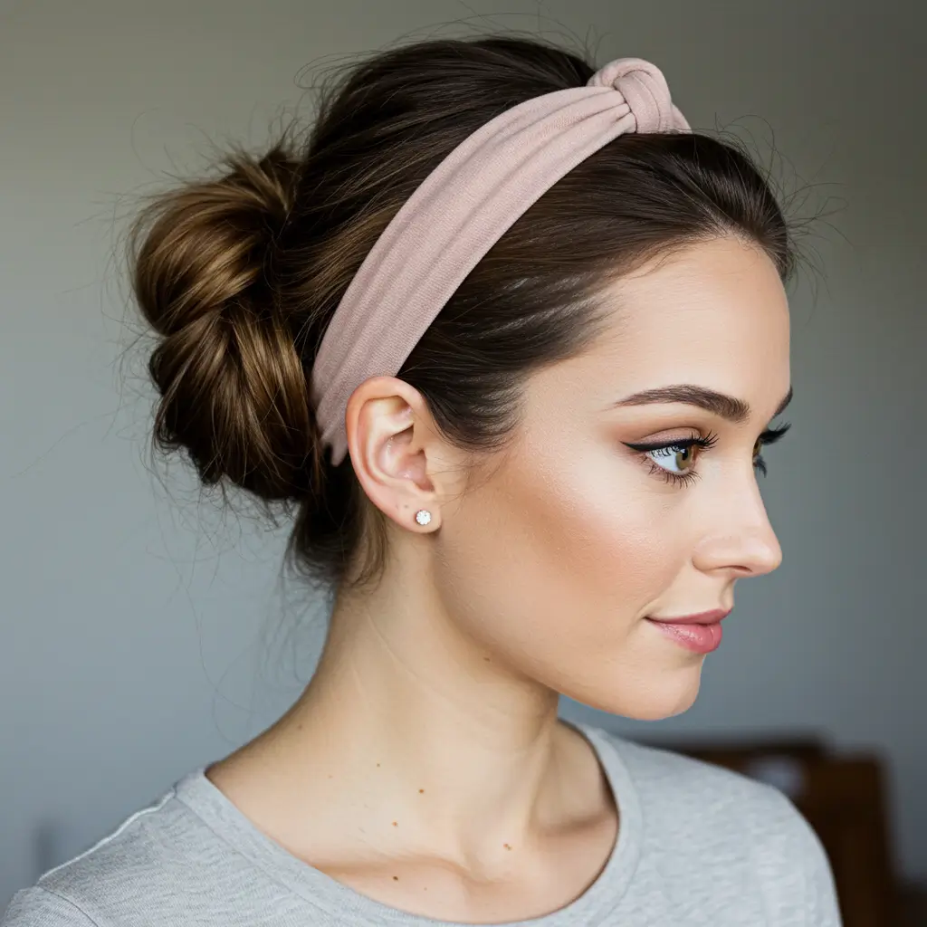Headband Tuck-Updo
