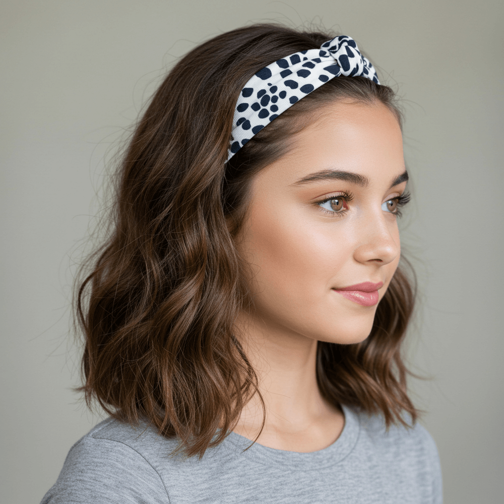 Headband with Loose Waves