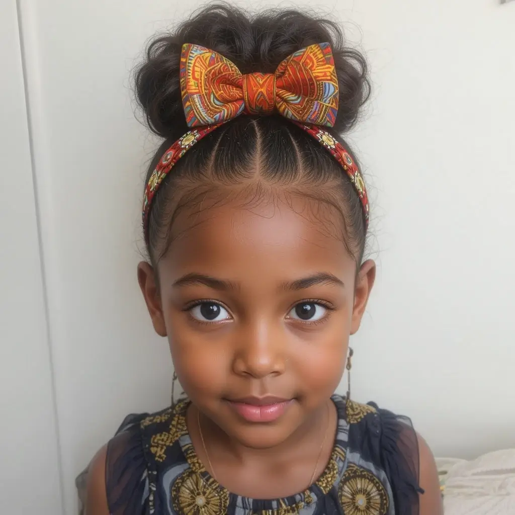 High Bun with Accessories