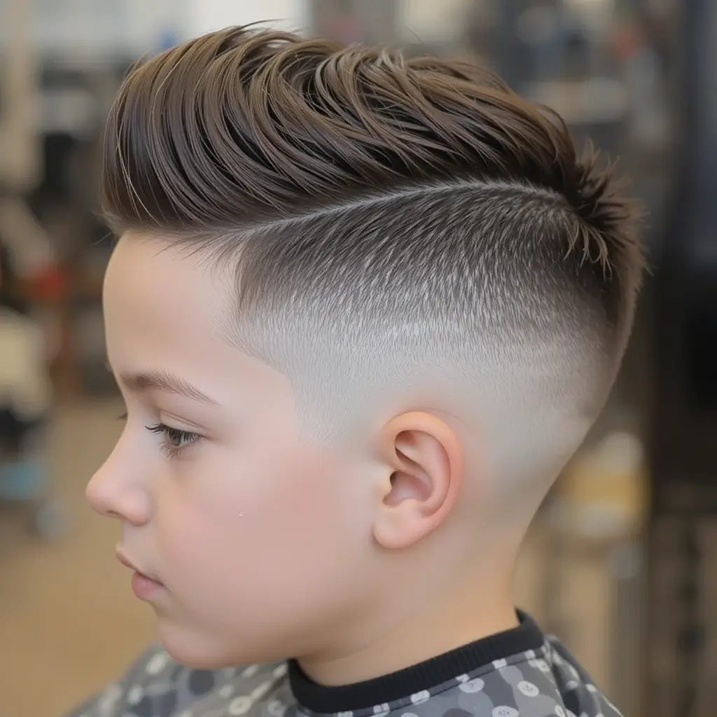 High Skin Fade with Textured Top